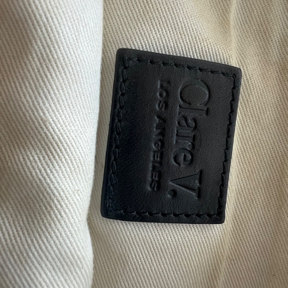 Clare V. Moyen Woven Messenger Bag in Cream - Picture 11 of 12